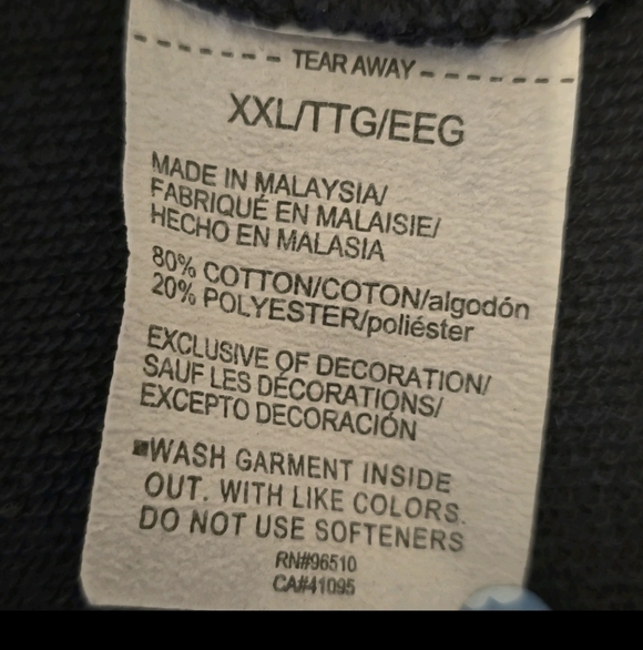 Under Armour Mens XXL Black Hoodie Pullover Logo Fleece Sweatshirt Loose Fit USA - Picture 4 of 7